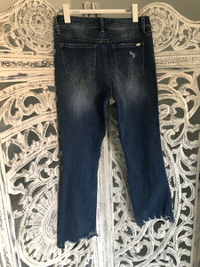 MID RISE KICK FLARE JEANS