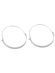 SILVER HOOPS