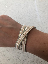 Load image into Gallery viewer, CHAMPAGNE CHAIN WRAP BRACELET