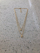 Load image into Gallery viewer, DOUBLE STAR NECKLACE - GOLD